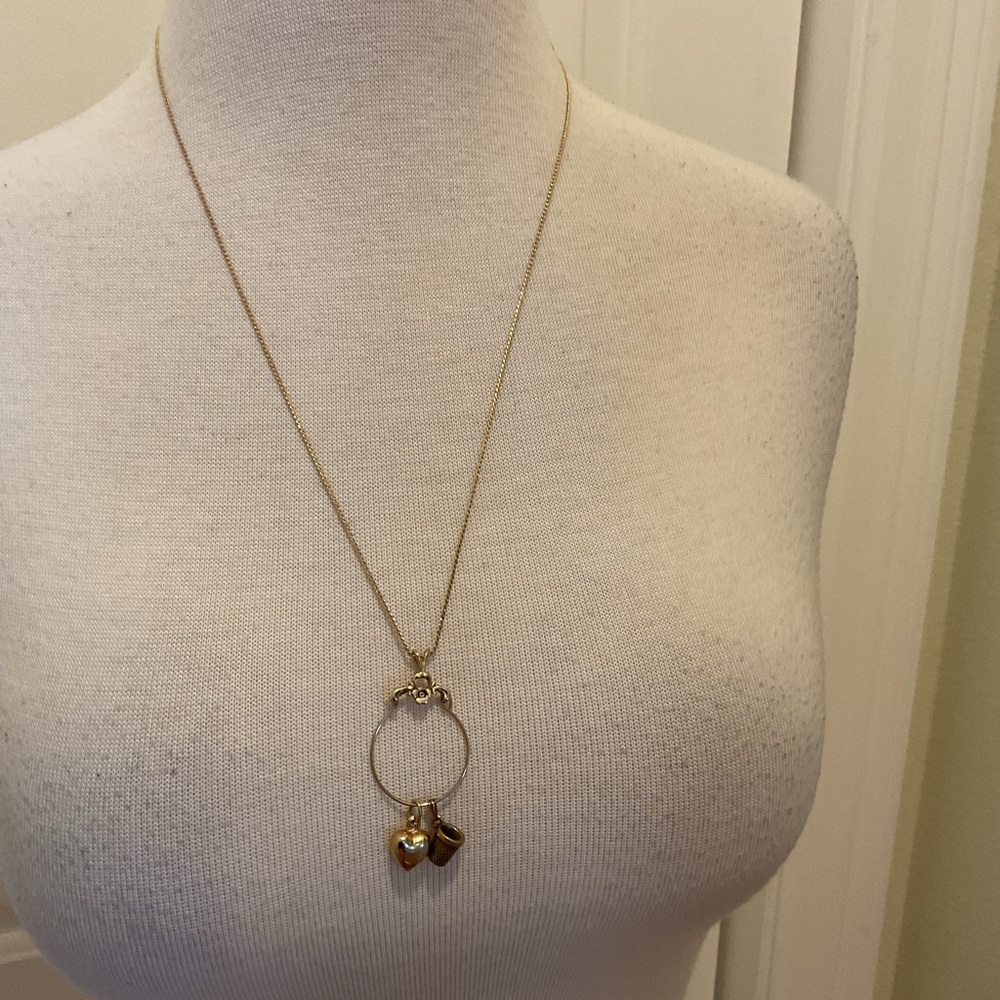 Elegant Gold Charm Necklace